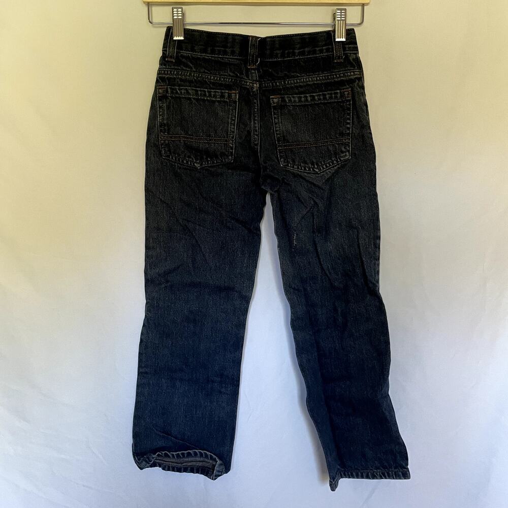 Arizona jeans original kids size 8 regular cotton pants denim dark wash pants - Picture 4 of 7